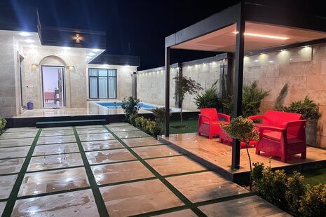 ویلا استخردار مبله دوخواب مدرن زنبق 8 در چهارباغ