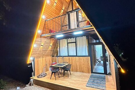 کلبه سوئیسی دوبلکس مبله دوخواب موناکو در چمستان