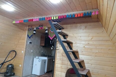 کلبه سوئیسی مبله تکخواب در ماسال