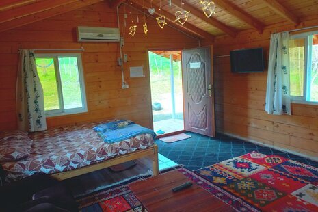 کلبه چوبی تکخواب در ماسال