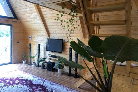 کلبه دوبلکس تکخواب رز در رامسر