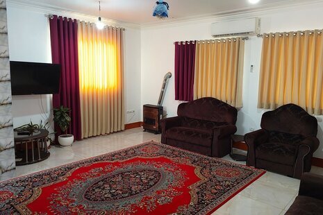 آپارتمان مبله تک خواب تراس دار در ساری
