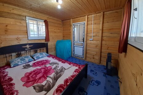 کلبه چوبی سعدی در روستای سیاهدول