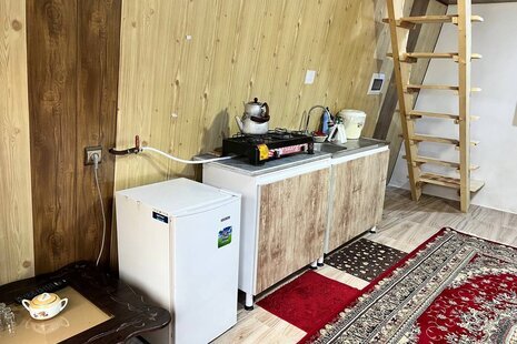 کلبه تریپلکس سوئیسی دوخواب در چابکسر