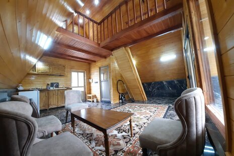 کلبه سوئیسی جکوزی دار تک خواب ماندگار در بابل