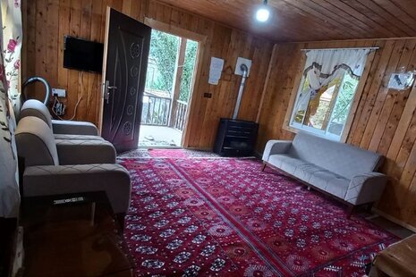 ویلا چوبی در روستای خوروم ماسال