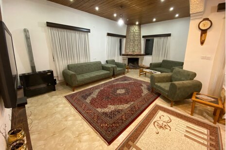 باغ ویلا دو خواب مبله در کلاردشت