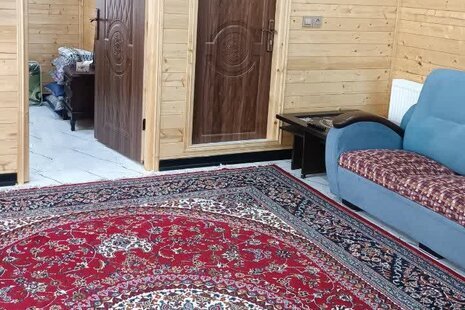 کلبه چوبی مبله تکخواب آوای نجیب در شیرگاه