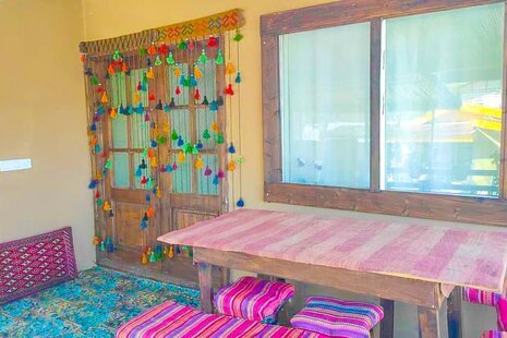 اتاق ماهگل در بومگردی تنکابن