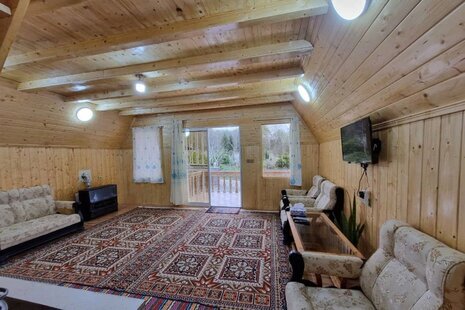 کلبه دوبلکس سوئیسی تکخواب در سوادکوه