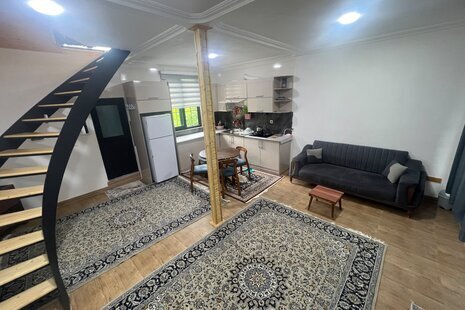 کلبه سوئیسی تکخواب جکوزی دار آیهان در ماسال