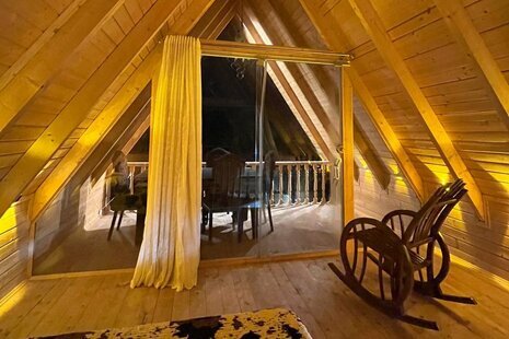 کلبه دوبلکس سوئیسی شبره در سوادکوه