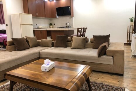 آپارتمان مبله تکخواب نیلی در میدان سپاه