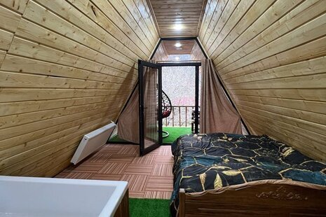 کلبه دوبلکس سوئیسی جکوزی دار در ماسال