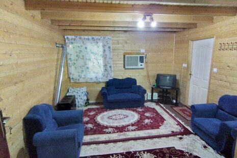 کلبه دوبلکس تکخواب چوبی سامان در ماسال