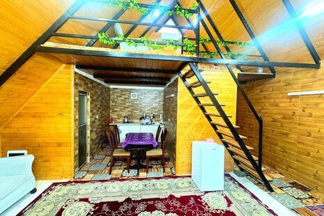 کلبه سوئیسی دوبلکس تکخواب استخردار وارش در بابل