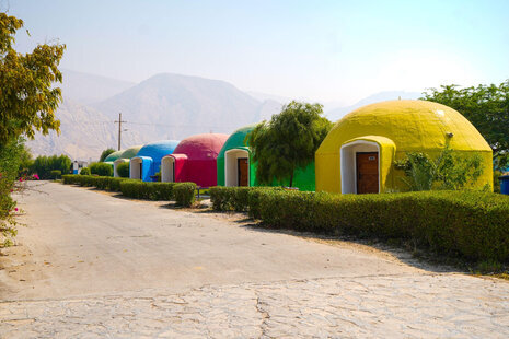 کلبه اسکیمویی در دهکده گردشگری عسلویه