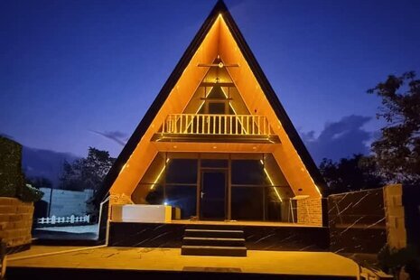 کلبه سوئیسی مبله دوخواب اشکان 3 در رامسر