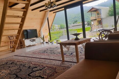 کلبه سوئیسی دوبلکس دوخواب ساسان در اسالم