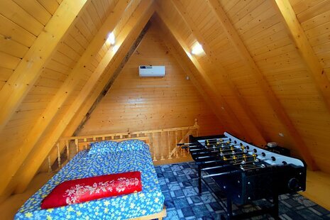 کلبه دوبلکس جکوزی دار تک خواب در سوادکوه