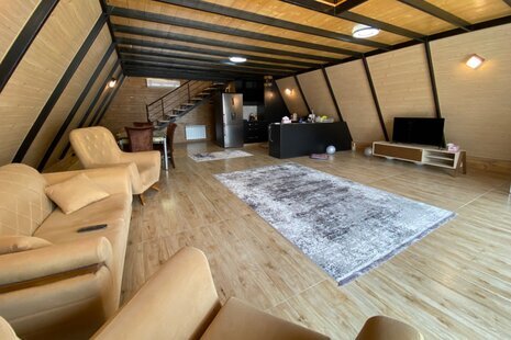 کلبه سوئیسی دوبلکس تکخواب سنجاقک در شهر بندر انزلی