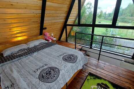 کلبه سوئیسی دوبلکس دوخواب در رشت