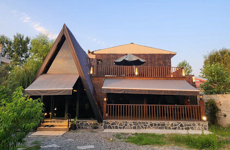 کلبه سوئیسی دوبلکس مبله تک خواب پدرسالار در آمل