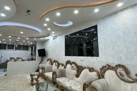 آپارتمان مبله دو خواب مطهری زیرهمکف در یزد