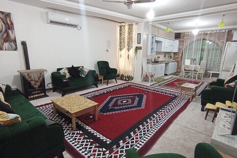 واحد مبله تکخواب طبقه همکف ویلا گل لاله 1 در گرگان