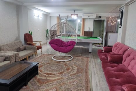 آپارتمان مبله دوخواب استخردار ثمین در زنجان