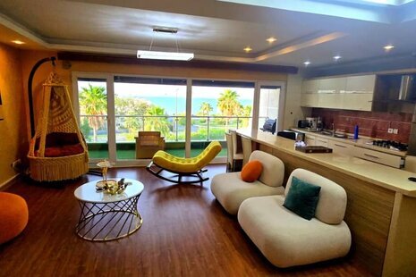 آپارتمان مبله دوبلکس سه خواب جکوزی دار در کیش