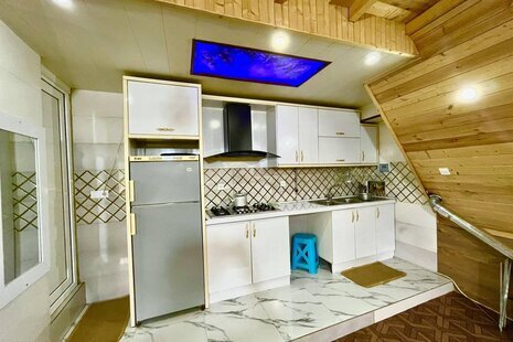کلبه سوئیسی مبله دوبلکس تک خواب در شیرگاه