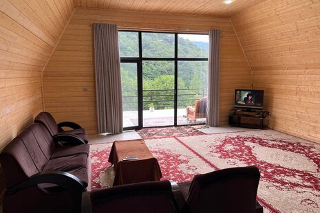 کلبه سوئیسی دوبلکس مبله تکخواب میران در تتکابن