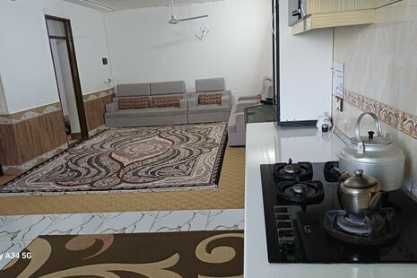 آپارتمان مبله دو خواب طبقه همکف در جنگل گلستان دشت