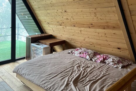 کلبه سوئیسی تکخواب قلعه در سوادکوه