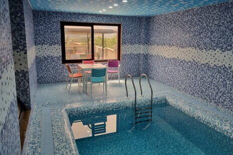 کلبه سوئیسی استخردار 3 خواب وولی تو در شیرگاه