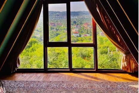 کلبه سوئیسی دوبلکس تک خواب  جکوزی دار شووا 1 در شیرگاه