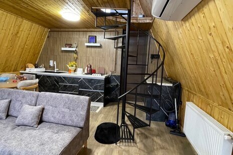 کلبه سوئیسی دوبلکس تکخواب یوسفی در خمام