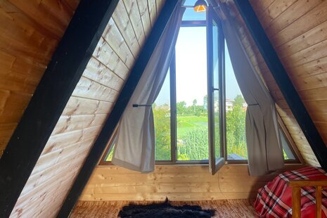 کلبه سوئیسی دوبلکس تک خواب بهارنارنج در لنگرود