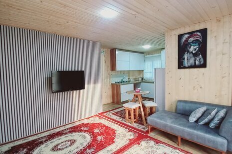 کلبه سوئیسی دوخواب ایوان در ماسال