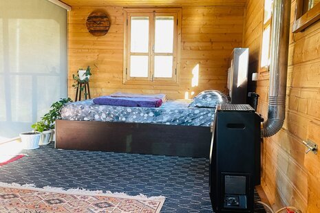 کلبه دوبلکس چوبی جنگلی تکخواب در تالش