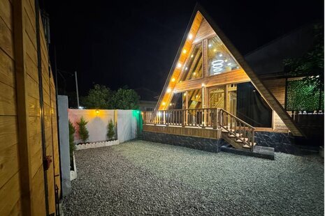 کلبه سوئیسی دوبلکس جکوزی دار دو خواب شهلا در رامسر