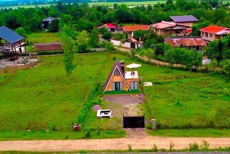 کلبه سوئیسی دوخواب ایوان در ماسال