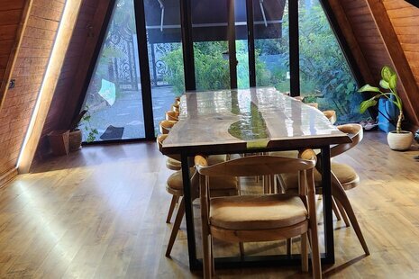 کلبه سوئیسی دوبلکس مبله تک خواب پدرسالار در آمل