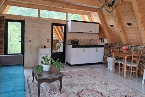 کلبه سوئیسی مبله تکخواب شریف در کتالم و سادات شهر