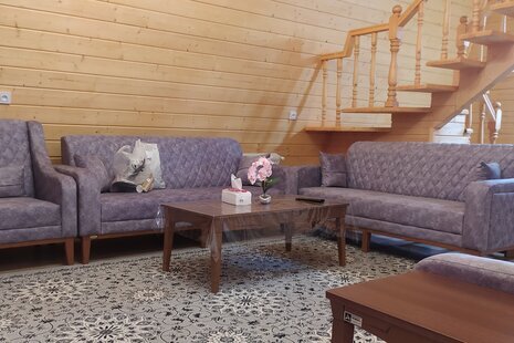 کلبه سوئیسی دوخواب استخردار  لوکس در اسالم