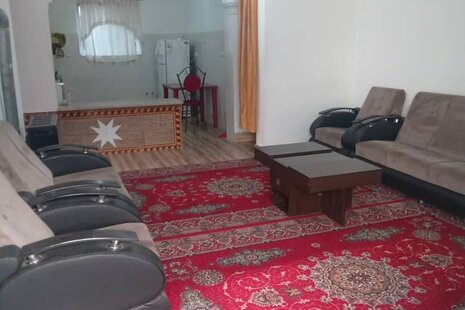 واحد دوخواب مبله در طبقه همکف ویلا در رامسر