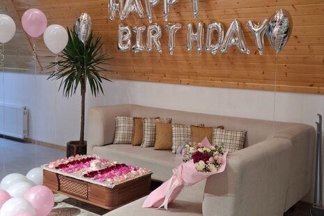 کلبه سوئیسی دوخواب مدرن در نمک آبرود