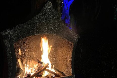 کلبه سوئیسی مبله دوخواب بنفش در پل سفید