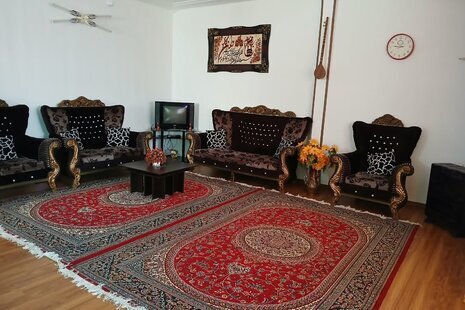 واحد مبله دوخواب در طبقه اول ویلا در رستم آباد